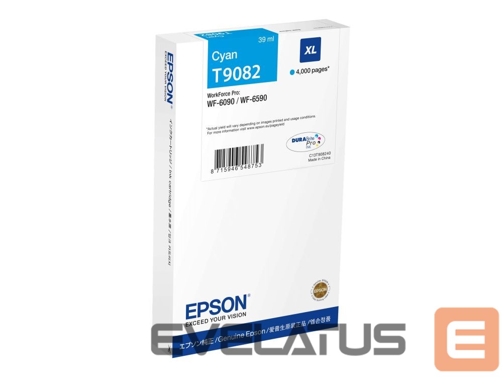Аксессуары и расходные материалы EPSON WF-6XXX Ink Cartridge Cyan XL |