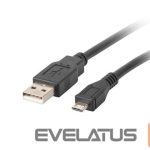Кабель Lanberg  Micro USB to USB Type-A 2.0 Cable, 1 m | CA-USBM-10CC-0010-BK | Micro USB to USB Type-A 