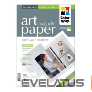 Офисные принадлежности ColorWay  ART Glossy Magnetic Photo Paper A4 690 g/m²