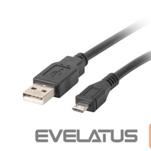 Кабель Lanberg  USB Micro (M) to USB-A (M) 2.0 Cable | CA-USBM-10CC-0018-BK 