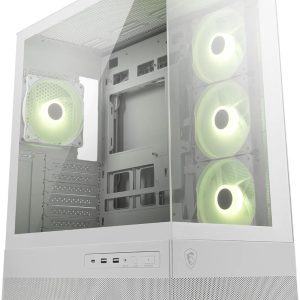 Корпус для компьютера MSI  | PC Case | MAG PANO 110R PZ WHITE | White | Mid-Tower | Power supply included No 