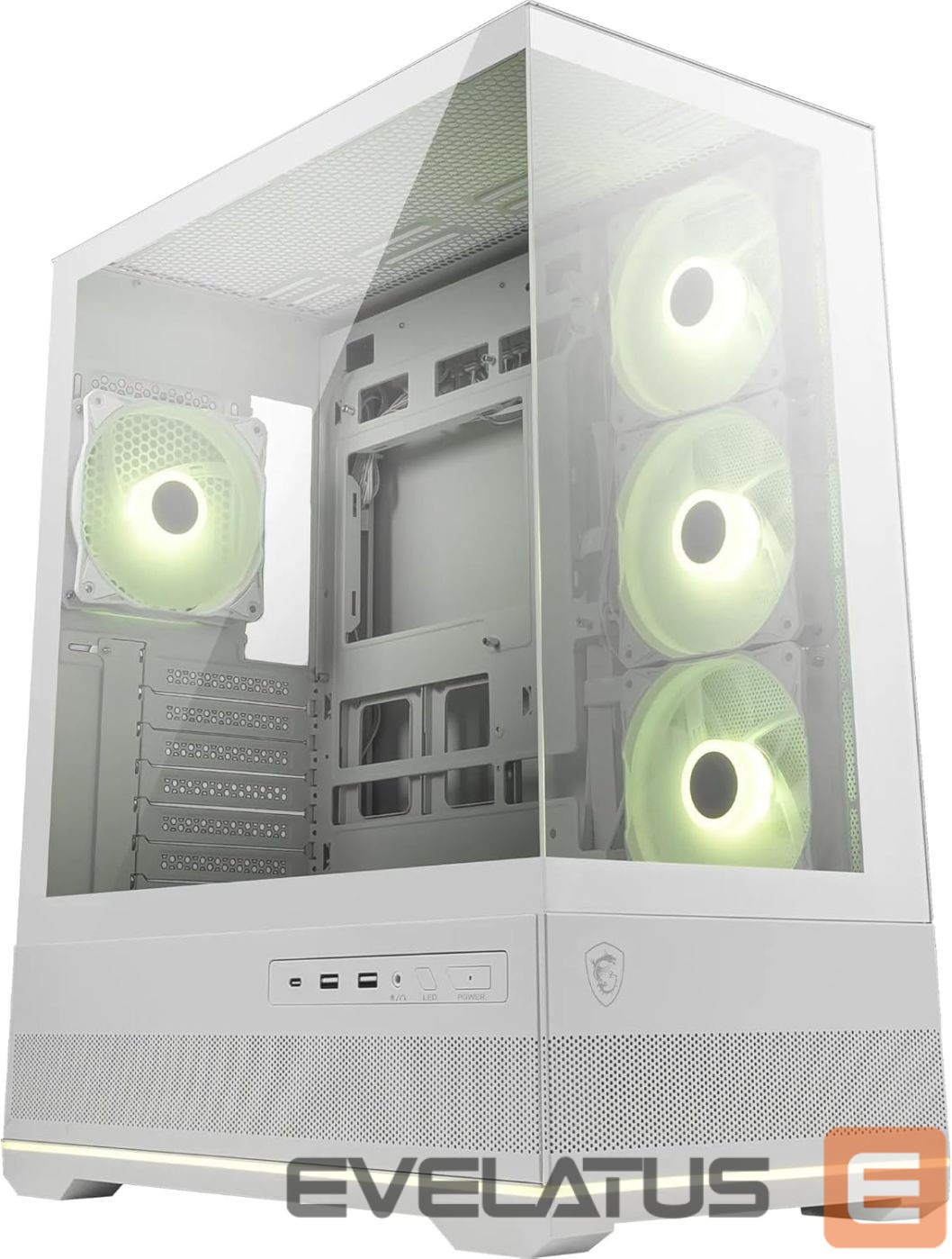 Корпус для компьютера MSI | PC Case | MAG PANO 110R PZ WHITE | White | Mid-Tower | Power supply included No