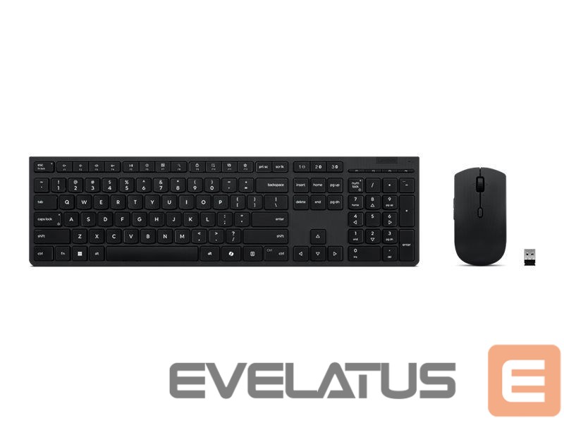 Компьютерная клавиатура Lenovo Professional Wireless Rechargeable Combo Keyboard and Mouse-Nordic |