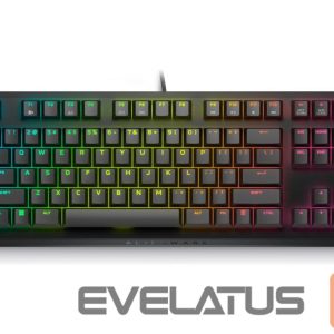 Компьютерная клавиатура Dell  Alienware Tenkeyless AW420K | Gaming Keyboard | Wired | EN | Dark Side of the Moon | CHERRY MX Red 