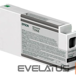 Аксессуары и расходные материалы EPSON  Singlepack Matte Black T59680N UltraChrome HDR 350 ml |   | T5968 |  T5968 - matte black - original - ink cartridge | Ink cartridge | Matte black 
