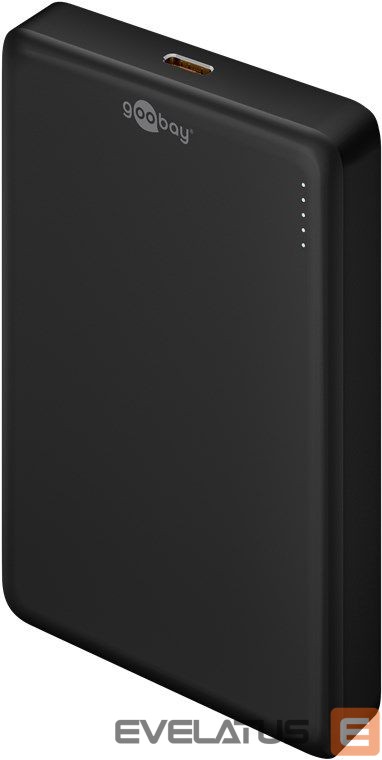 Внешний аккумулятор Goobay Magnetic Wireless Power Bank | 70183 | 10000 mAh | USB-C | Black