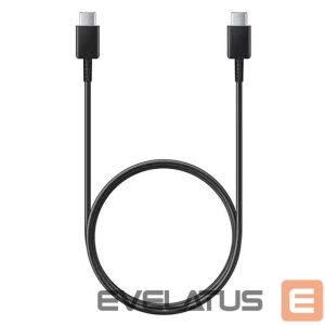 Кабель Samsung  EP-DG980BBE Samsung USB-C/USB-C Data Cable 3A 1m Black (Bulk)