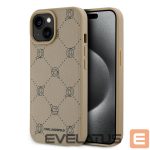 Чехол на заднюю панель Karl Lagerfeld Apple Karl Lagerfeld PU Karl Heads Pattern MagSafe Case for iPhone 15 Beige 