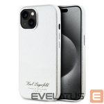 Чехол на заднюю панель Karl Lagerfeld - Karl Lagerfeld Grained PU Hotel RSG Case for iPhone 15 Grey 