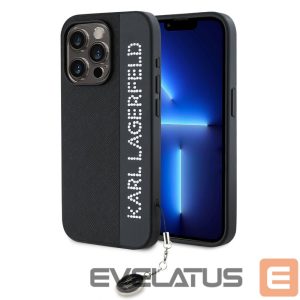 Чехол на заднюю панель Karl Lagerfeld Apple Karl Lagerfeld PU Saffiano Rhinestone Charm Case for iPhone 15 Pro Max Black 
