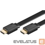 Кабель Goobay - High Speed HDMI flat-cable with Ethernet 1 m Black