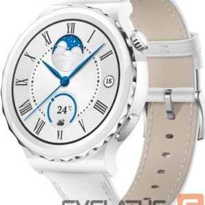 Умные часы Huawei  Watch GT 3 Pro 43mm Leather Strap White
