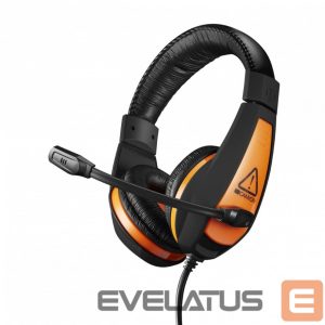 Наушники с микрофоном Canyon  Gaming headset 3.5mm jack with adjustable microphone and volume control Black Orange