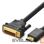 Переходник iLike  Ugreen cable HDMI - DVI 4K 60Hz 30AWG cable 1m Black