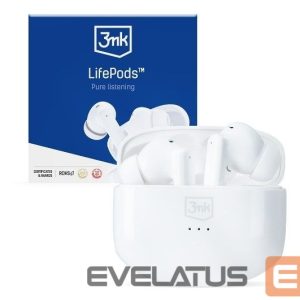 Беспроводные наушники 3MK  LifePods Protection Bluetooth 5.3 ANC technology White