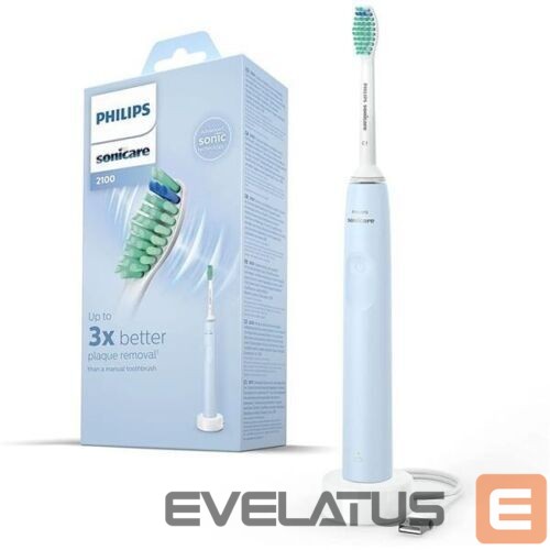 Зубная щётка Philips Sonicare Electric Toothbrush HX3651/12 Rechargeable, For adults, Number of brush heads included 1, Number of teeth brushing modes 1, Sonic technology, Light Blue