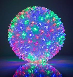 Гирлянда для помещений KL  50 LED bumbinas 2 color in 1 ball Multi Color