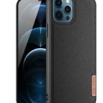 Чехол на заднюю панель Dux Ducis Apple Phone 12 Pro Max Fino case covered with nylon material Black
