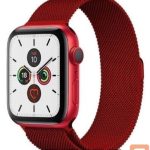 Ремешок iLike Apple Magnetic Strap Watch 7 7/8 41mm Magnetic Band Bracelet Bracelet Red