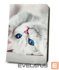 Чехол книжка iLike  Universal case Cute Kitty for tablet 9-10 