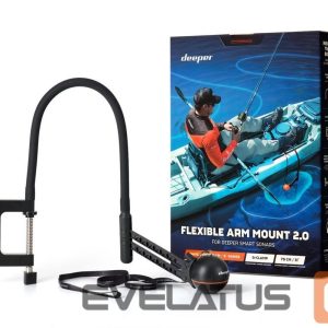Рыболовные товары Deeper  Flexible Arm Mount 2.0 Black, Sonar mount 