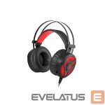 Беспроводные наушники Genesis  Gaming Headset Neon 360 Stereo Built-in microphone, Black/Red, Wired 