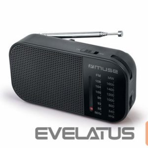 Интерактивное решение Muse  M-025 R, Portable radio, Black 
