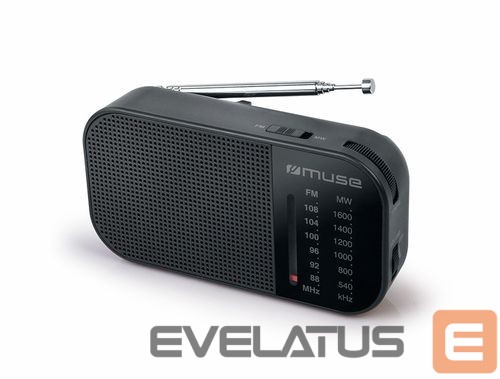Интерактивное решение Muse M-025 R, Portable radio, Black