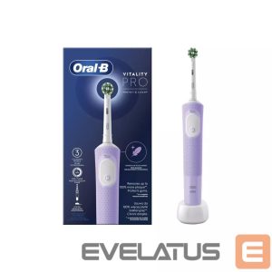 Зубная щётка Oral-B  Electric Toothbrush D103 Vitality Pro Rechargeable, For adults, Number of brush heads included 1, Lilac Mist, Number of teeth brushing modes 3 