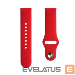 Ремешок Evelatus  Evelatus 20mm Silicone Loop Watch Straps (S/M 110mm) Red