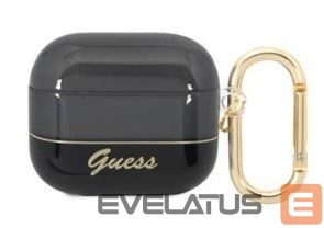 Чехол для наушников Guess Apple AirPods 3 Translucent Case Black