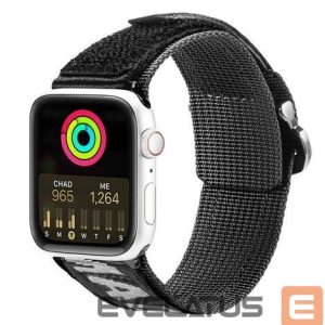 Ремешок Dux Ducis  Strap (Outdoor Version) Strap for Apple Watch Ultra, SE, 8, 7, 6, 5, 4, 3, 2, 1 (49, 45, 44, 42 mm) Nylon Band Black Silver