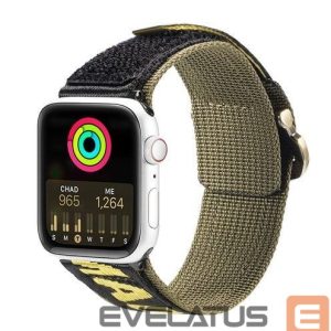 Ремешок Dux Ducis  Strap (Outdoor Version) strap Apple Watch Ultra, SE, 8, 7, 6, 5, 4, 3, 2, 1 (49, 45, 44, 42 mm) Black Yellow