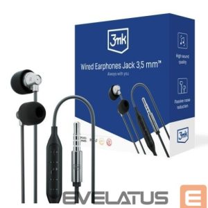 Проводные наушники 3MK  Wired Earphones Jack 3,5 mm 
