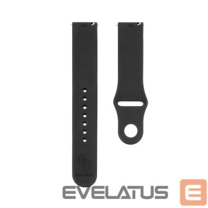 Ремешок Connect  20mm Silicone Loop Watch Strap (130mm M/L) Black