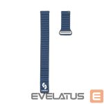 Ремешок Connect  22mm Flat head Leather - Silicone Loop Magnetic Watch Strap (130mm M/L) Midnight Blue