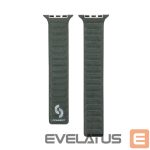 Ремешок Connect  Watch 38/40/41mm Fine woven twill magnetic chain Watch Straps Green