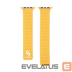 Ремешок Connect  Watch 42/44/45mm Fine woven twill magnetic chain Watch Straps Yellow
