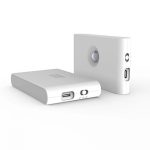 Настольная лампа Elight  T1 Wall Fix Double Projection Led 1W battery Lamp 2700K with mooving / dusk sensor USB-C White