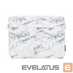 Сумка для портативных компьютеров iLike  15-16 Inches Fabric Laptop Bag With Strap Marble White