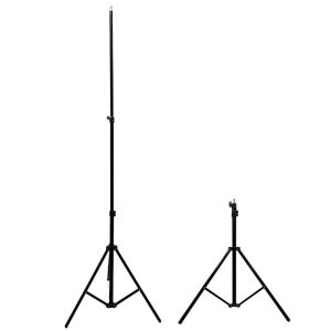 LED лампочка Elight  16M Premium Stable Metal Tripod Stand 1.6m max 1/4 screw Led Ring / Camera fix Black
