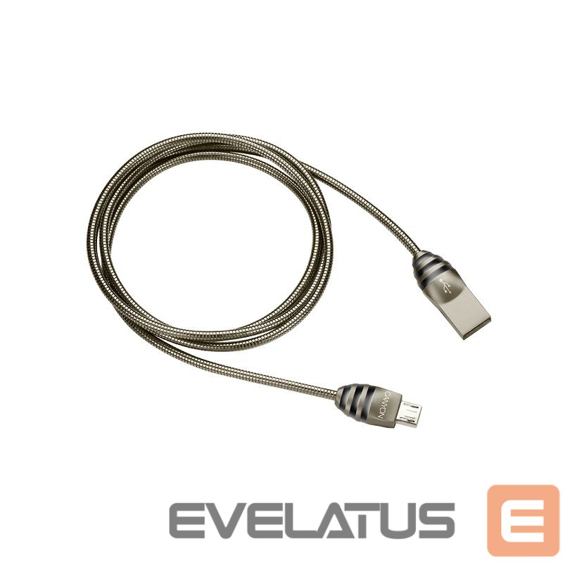 Кабель Canyon UM-5 Micro USB 2.0 standard cable Dark Gray