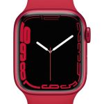 Умные часы Apple  Watch Series 7 GPS, 41mm (PRODUCT)RED Aluminium Case with Sport Band - Regular (PRODUCT) Red