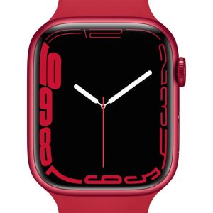 Умные часы Apple  Watch Series 7 GPS, 45mm (PRODUCT)RED Aluminium Case with Sport Band - Regular (PRODUCT) Red