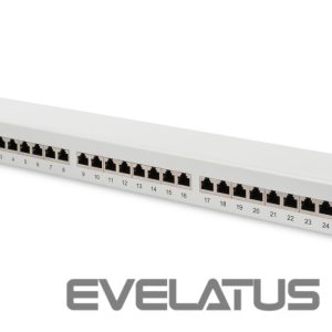 Другие товары Digitus  Patch Panel DN-91524S White, 48.2 x 4.4 x 10.9 cm, Category: CAT 5e; Ports: 24 x RJ45; Retention strength: 7.7 kg; Insertion force: 30N max 