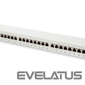 Другие товары Digitus  Patch Panel DN-91624S White, 48.2 x 4.4 x 10.9 cm, Category: CAT 6; Ports: 24 x RJ45; Retention strength: 7.7 kg; Insertion force: 30N max 