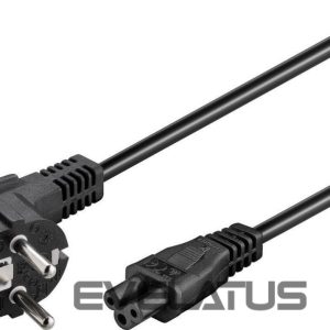 Кабель Goobay  Power supply cord (CEE/7/7 to mickey), angled 68004 1.8 m, Black 