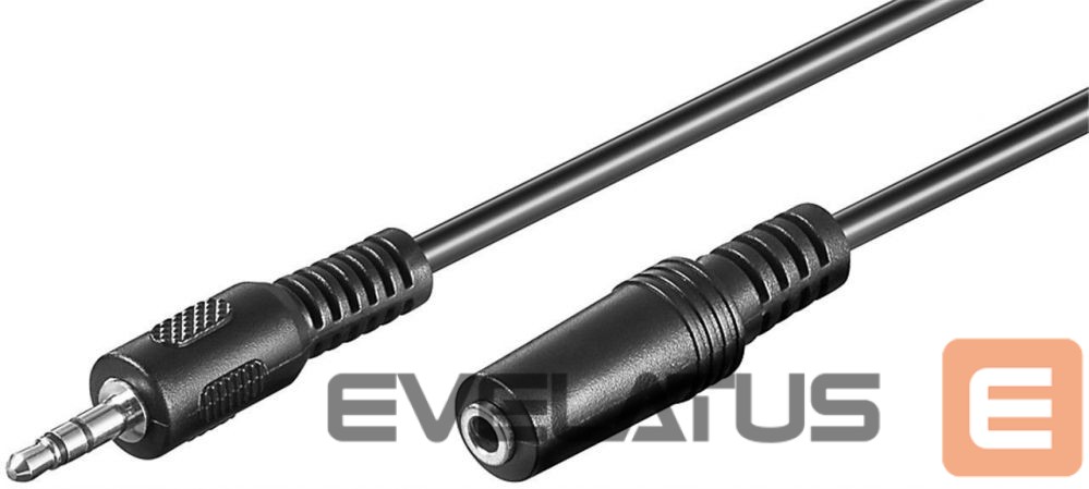 Другой аксессуар для компьютера Goobay Headphone and audio AUX extension cable; 3-pin 3.5 mm 50090 5 m