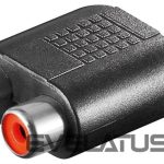 Другой аксессуар для компьютера Goobay  RCA adapter AUX jack 3.5 mm male to 2 stereo female 11604 