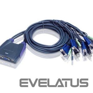 Сервер - Прочие аксессуары Aten  4-Port USB VGA/Audio Cable KVM Switch 